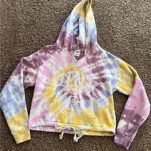 PINK Crop Hoodie